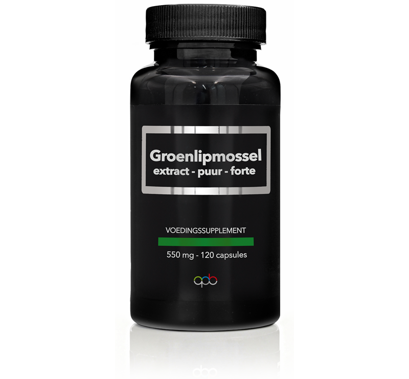 APB Holland Groenlipmossel - extract - puur - forte - 550 mg - 120 capsules