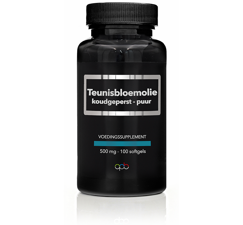 APB Holland Teunisbloemolie koudgeperst puur 500 mg - 100 softgels