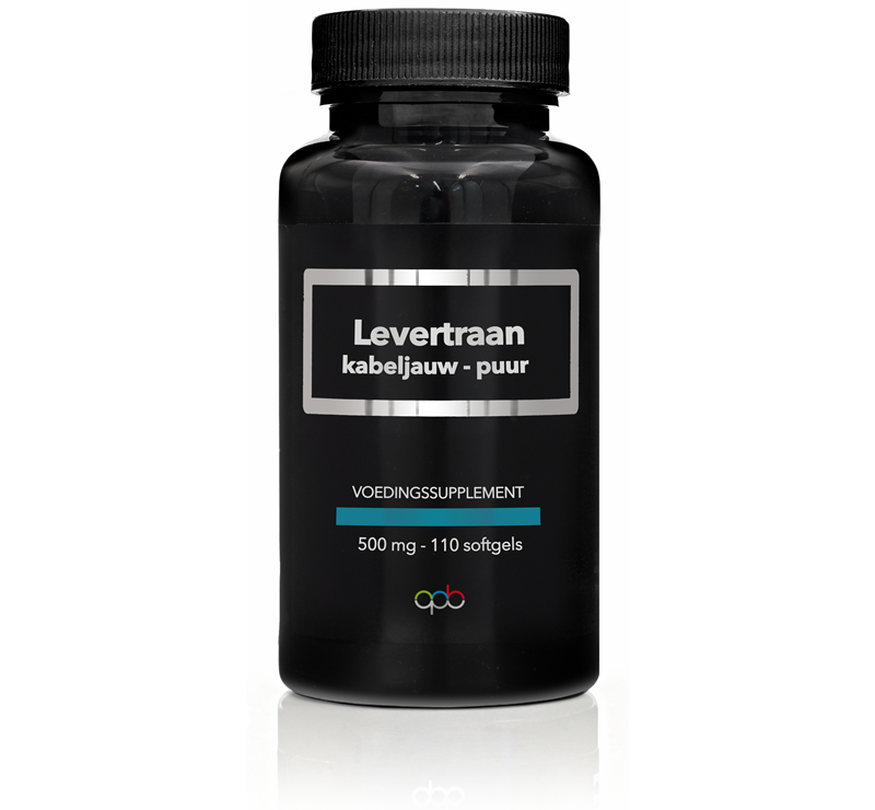 APB Holland Levertraan kabeljauw puur - 500 mg - 110 softgels
