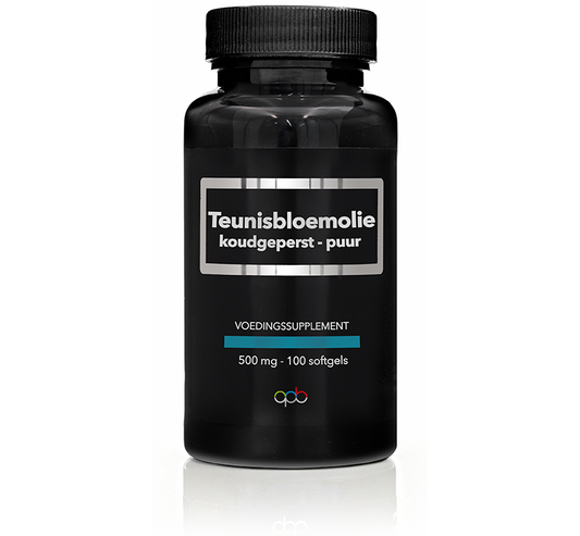 APB Holland Teunisbloemolie koudgeperst puur 500 mg - 100 softgels