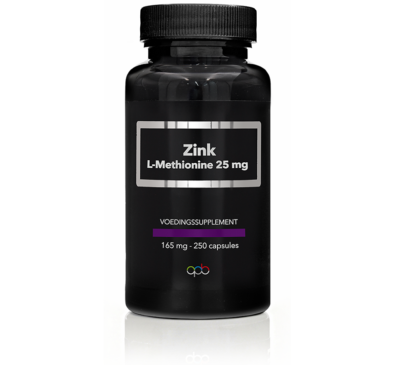 APB Holland Zink L-Methionine 25 mg - 250 capsules